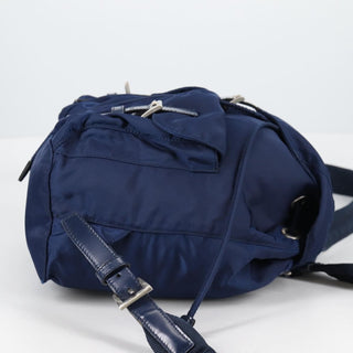 Prada Double Front Pocket Backpack Tessuto