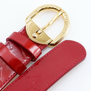 Louis Vuitton Ceinture Belt Monogram Vernis