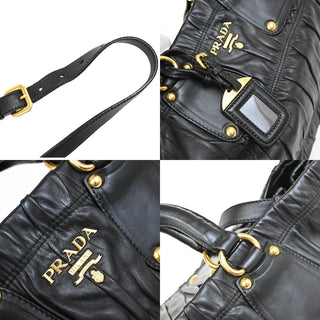 Prada Gaufre Convertible Satchel Tessuto