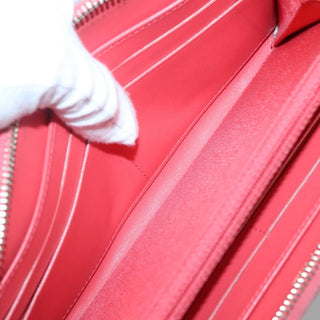 Chanel Filigree Zip Around Wallet Quilted Caviar