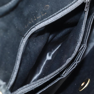 Chanel Vintage CC Chain Flap Bag Quilted Satin