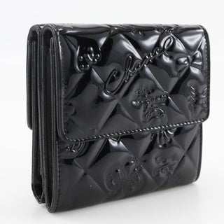 Chanel Bi-Fold Wallet Quilted Patent