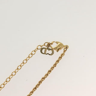 Christian Dior CD Pendant Necklace Gold-plated