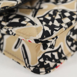 Chanel Flap Card Holder on Chain Quilted Printed Canvas