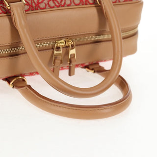 Loewe Amazona Bag Leather and Jacquard Canvas