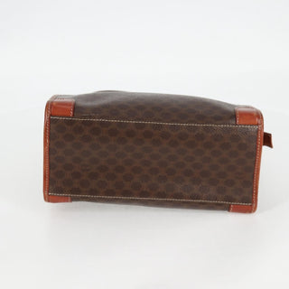 Celine Vintage Macadam Shoulder Bag Leather