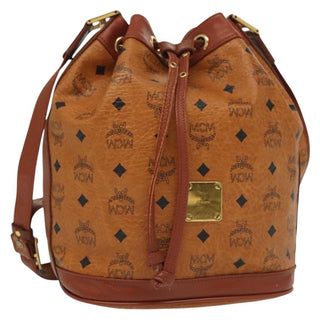 MCM Drawstring Shoulder Bag Leather