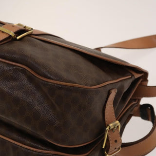 Celine Vintage Macadam Shoulder Bag Canvas