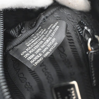 Prada Zip Messenger Canvas