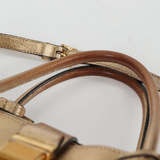 Miu Miu Madras Convertible Compartment Tote Leather