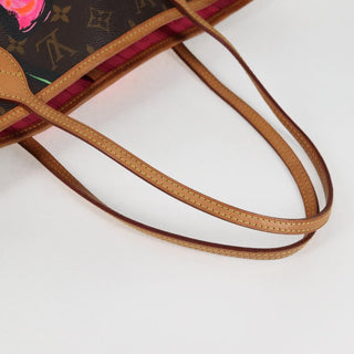 Louis Vuitton Neverfull Tote Limited Edition Monogram Roses