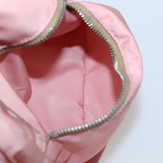 Prada Side Pocket Bauletto Bag Nylon with Leather