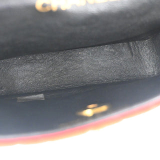 Chanel Vintage Clutch Pleated Leather