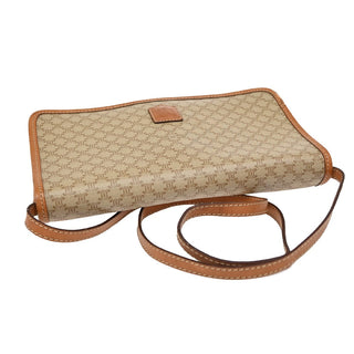 Celine Macadam Shoulder Bag Leather