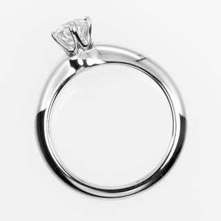 Tiffany & Co. Tiffany Setting Solitaire Ring Platinum with Diamond