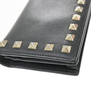 Valentino Garavani Rockstud Bifold Wallet Leather