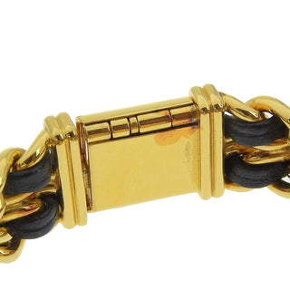 Chanel Premiere Rock Quartz Watch Plated Metal and Leather