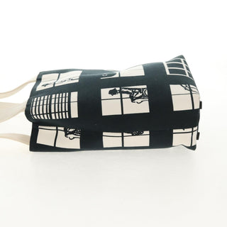 Chanel Coco Window Tote Printed Canvas