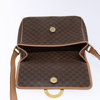 Celine Vintage Macadam Shoulder Bag Canvas
