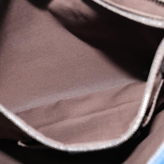 Gucci Zip Top Messenger Bag Diamante Leather