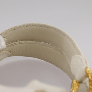 Louis Vuitton Polka Dot Panama Bowly Handbag Embellished Canvas