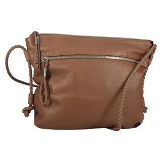 Gucci Braided Strap Zip Messenger Leather