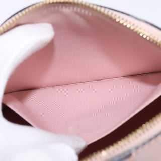 Louis Vuitton Alma Chain Handbag Vernis with Monogram Canvas