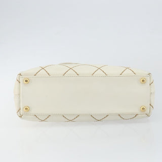 Chanel Surpique Tote Quilted Leather