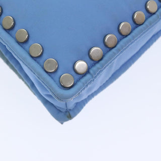 Prada Etiquette Flap Bag Studded Tessuto