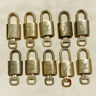 Louis Vuitton Cadenas Bag Charm Gold-plated