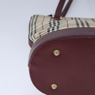 Burberry Nova Check Tote canvas check pattern