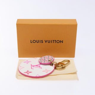Louis Vuitton Illustre Bag Charm and Key Holder Spring in the City Monogram Giant Canvas