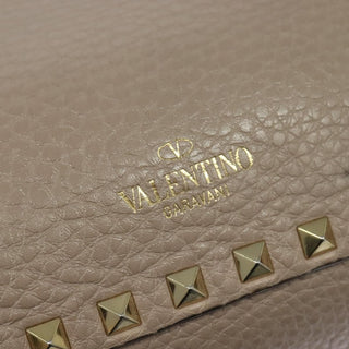 Valentino Garavani Rockstud Tote Pebbled Leather