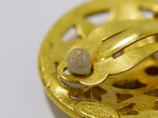 Chanel Logo CC Gold-plated