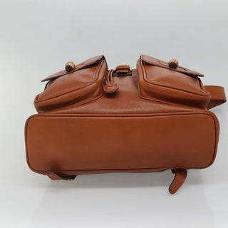 Gucci Vintage Bamboo Backpack Leather