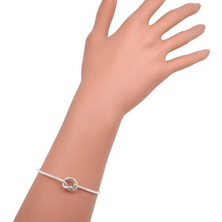 Tiffany & Co. Love Knot Bracelet Sterling Silver and 18K Yellow Gold