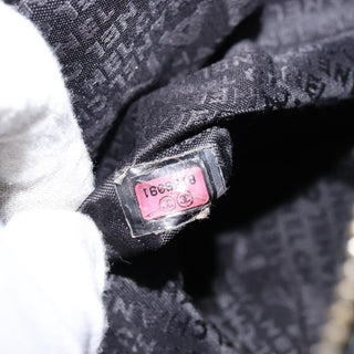 Chanel Chocolate Bar CC Tote Quilted Leather