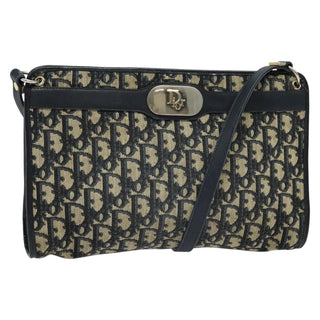 Christian Dior Vintage Trotter Shoulder Bag Canvas