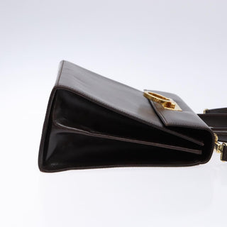 Salvatore Ferragamo Gancini Convertible Top Handle Bag Leather