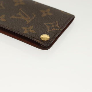 Louis Vuitton Porte Cartes Pression Card Case Monogram Canvas