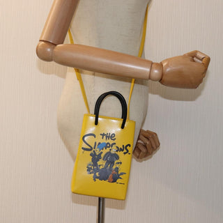 Balenciaga The Simpsons Shopping Tote Printed Leather