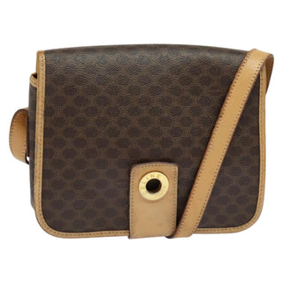 Celine Macadam Shoulder Bag PVC Leather