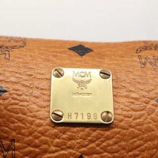 MCM Visetos Handbag Canvas and Leather