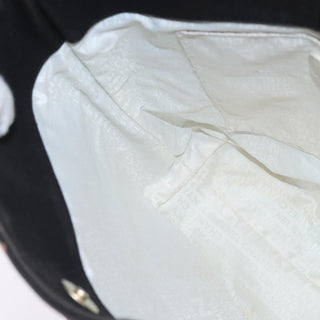 Chanel Chocolate Bar CC Logo Tote Canvas