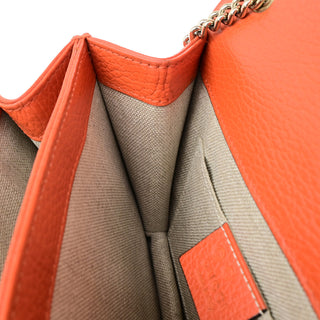 Gucci Interlocking Shoulder Bag Leather