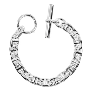 Hermes Chaine d'Ancre Bracelet Sterling Silver
