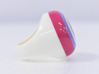 Chanel CC Logo Ring Plastic