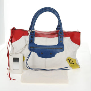 Balenciaga Work Classic Studs Bag Leather