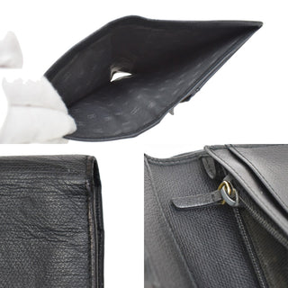 Chanel CC Button Bi-Fold Wallet Leather