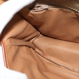 Celine Vintage Macadam Shoulder Bag Canvas and Leather